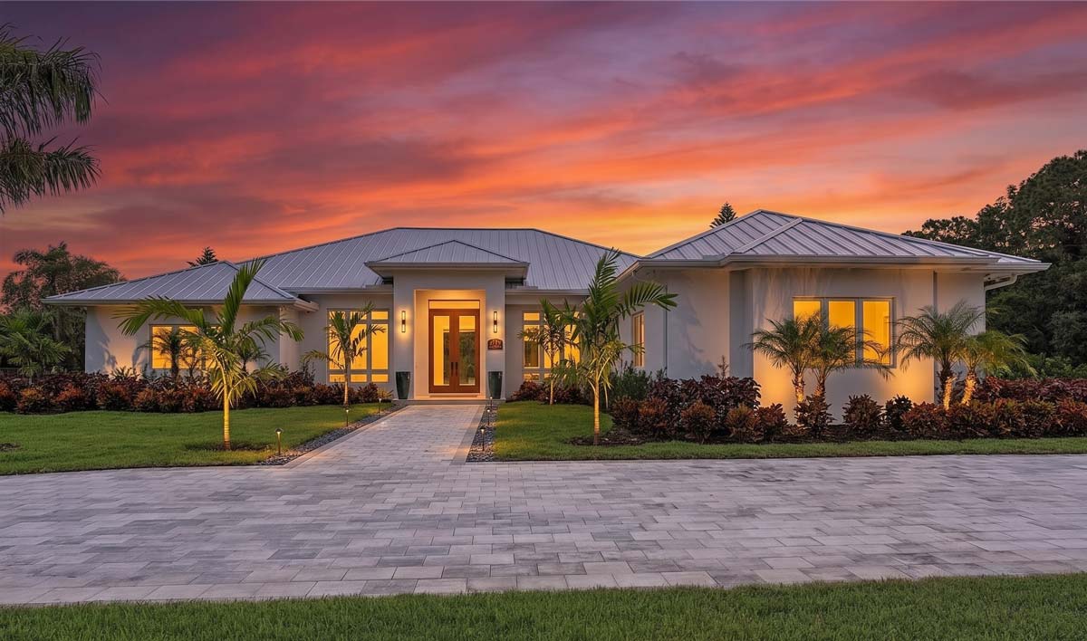 787 Cassena Road luxury home remodel and addition in Naples, Florida, built by Fort Construction