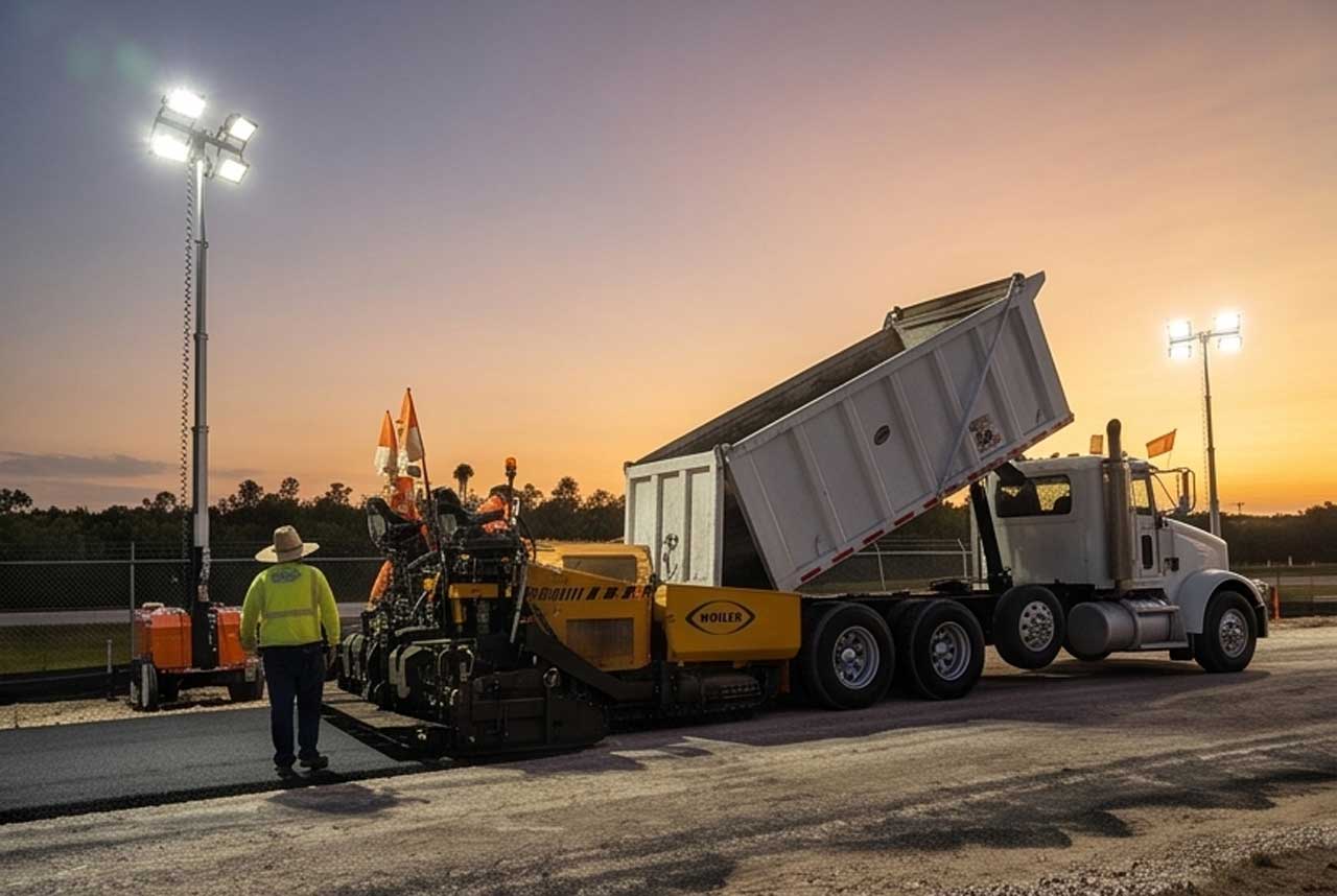 Completed roadway extension at Naples Airport